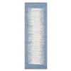 Safavieh Montauk Border Rug - 2.3' x 7' - Cotton - Ivory/Dark Blue