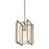 Golden Lighting Tribeca Mini Pendant Light - Pewter/Aged Brass