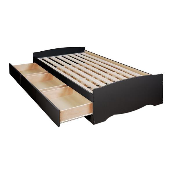 Platform Storage Bed With 3 Drawers, Twin Bed Frames With Storage Canada