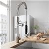Zurich Pull-Down Spray Kitchen Faucet - Stainless