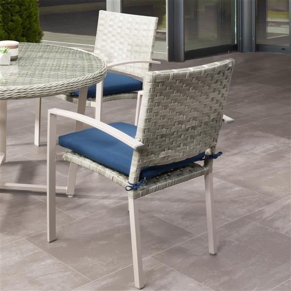 Corliving Rattan Patio Dining Chairs, Outdoor Wicker Dining Chairs Canada
