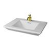 KOHLER Memoirs Pedestal Bathroom Sink Basin - 30.7-in x 8.75-in - White