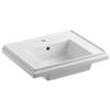 KOHLER Tresham Pedestal Bathroom Sink Basin - 24-in x 19.5-in x 10-in - White