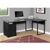 Monarch Computer Desk - Black and Grey - Left/Right Facing - 80-in L