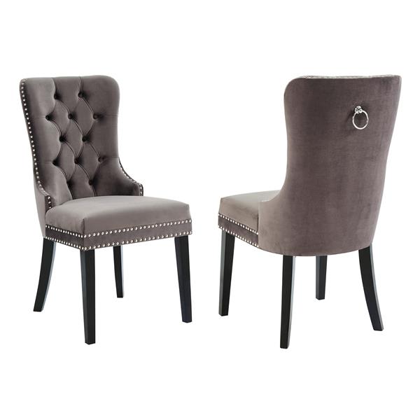 Nspire Velvet Dining Chair 40 In, Dining Chairs On Casters Canada
