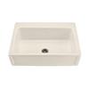 Reliance McCoy Single Sink - 22.25-in x 9.25-in - 4 Holes - Biscuit