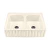 Reliance Appalachian Double Sink - 22.25-in x 8-in - 2 Holes - Off-White