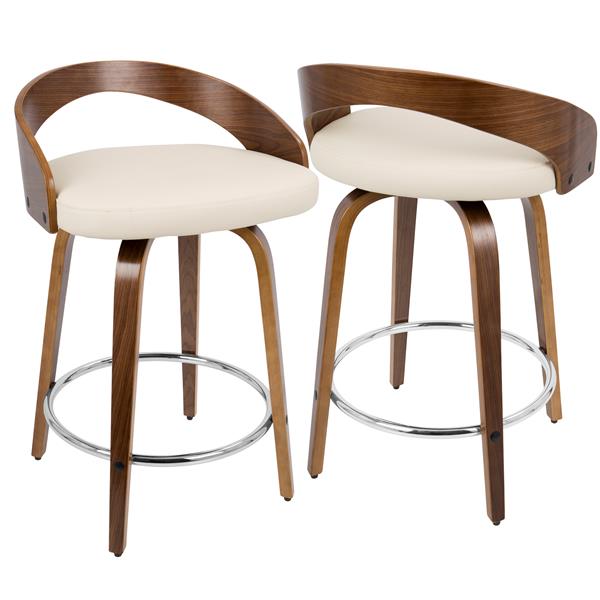 Lumisource Grotto Counter Stool, Grotto Counter Stool Set Of 2