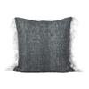 Urban Loft by Westex Mohair Solid Decorative Cushion - 20-in x 20-in - Charcoal