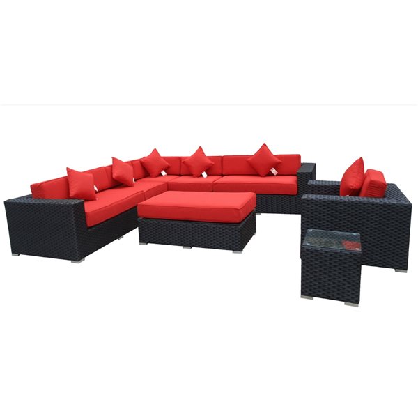 Wd Patio Bellagio Outdoor Set, Red Outdoor Furniture Sets