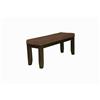 Collection Bourbon Street Berkshires Wood and Upholstered Dining Bench - Beige