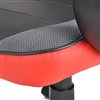 Homycasa Linton Office/Gaming Chair with Casters - Black/Red