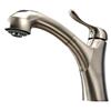 Whitehaus Collection Kitchen Faucet with Pull-Out Sprayer - Brushed Nickel