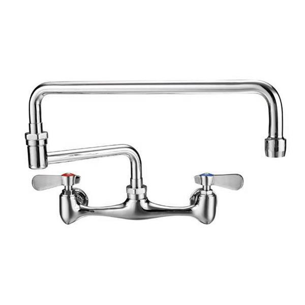 Whitehaus Collection Double Wall Mount Sink Faucet Chrome Lowe S Canada - Wall Mount Laundry Faucet Canada