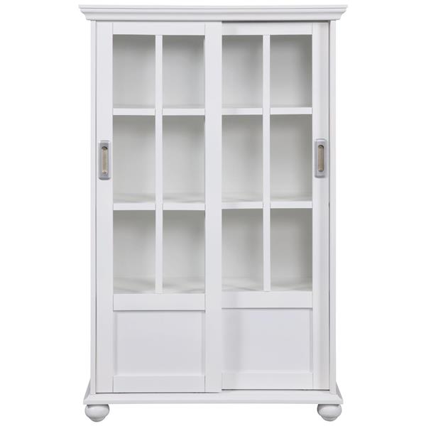 Ameriwood Home Aaron Lane Bookcase With, Bookcase With Glass Doors Canada