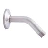 Dyconn Faucet Angled Shower Arm with Flange, 6", Brushed Nickel