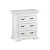Sunset Trading Shabby Chic Cottage End Table with Drawer - 29.5-in x 31.5-in - Antique White