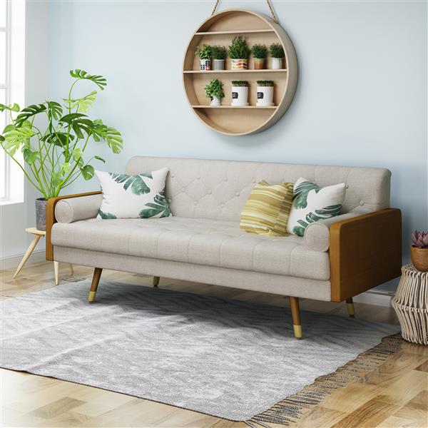 Best Ing Home Decor Jalon Mid, Modern Tufted Sofa Living Room