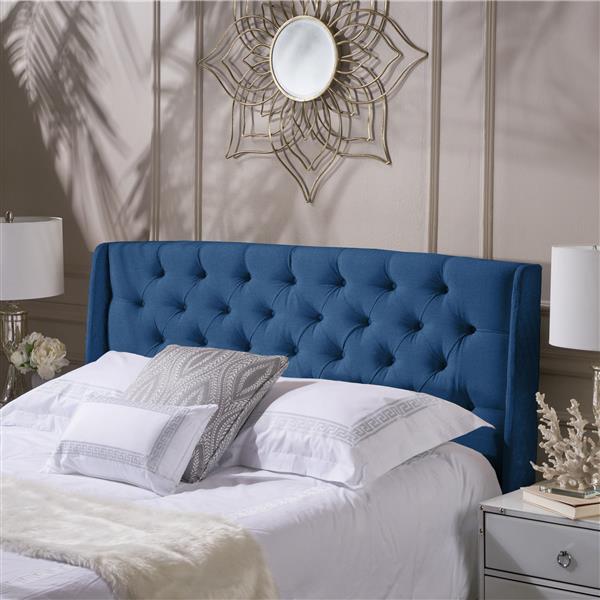 Best Ing Home Decor Parquet Tufted, Tufted Fabric Headboard Queen