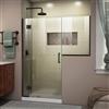 DreamLine Unidoor-X Shower Door - 59.5-in x 72-in - 36-in -Oil Rubbed Bronze