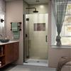 DreamLine Unidoor-X Shower Door - 30-in x 72-in - Oil Rubbed Bronze