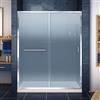 DreamLine Infinity-Z Alcove Shower Kit - 34-in x 60-in- Glass Door- Chrome