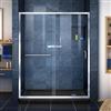 DreamLine Infinity-Z Alcove Shower Kit - 32-in x 60-in - Glass Door - Chrome