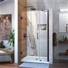 DreamLine Unidoor Shower Door - 37-38-in x 72-in - Oil Rubbed Bronze