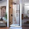 DreamLine Unidoor Shower Door - 30-31-in x 72-in - Satin Black