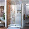 DreamLine Unidoor Shower Door - 45-46-in x 72-in - Brushed Nickel