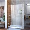 DreamLine Unidoor Shower Door - Clear Glass - 45-46-in x 72-in - Chrome