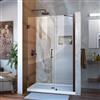 DreamLine Unidoor Shower Door - 48-49-in x 72-in - Oil Rubbed Bronze