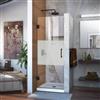 DreamLine Unidoor Shower Door - Clear Glass - 29-in x 72-in - Satin Black