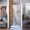 DreamLine Unidoor Shower Door - 30-31-in x 72-in - Brushed Nickel