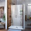 DreamLine Unidoor Frameless Shower Door - 48-49-in x 72-in - Oil Rubbed Bronze