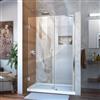DreamLine Unidoor Shower Door - 47-48-in x 72-in - Chrome