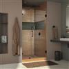 DreamLine Unidoor Lux Alcove Shower Door - 37-in x 72-in - Satin Black