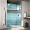 DreamLine Unidoor Lux Shower Door - 46-in x 72-in - Satin Black