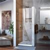DreamLine Unidoor Shower Door - 26-in x 72-in - Brushed Nickel