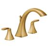 MOEN Voss Roman Tub Faucet - Two-Handle - Brushed Gold (Valve Sold Separately)