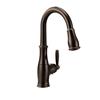 MOEN Brantford Collection High Arc Pulldown Kitchen Faucet - 1-Handle - Oil Rubbed Bronze
