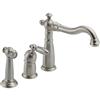 Delta Victorian Kitchen Faucet with Spray - Stainless Steel