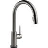 Delta Trinsic Touch2O Kitchen Faucet - 15.69-in. - Black Stainless
