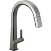 Delta Pivotal Kitchen Faucet - 15.5-in. - 1-Handle - Black Stainless