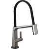 Delta Pivotal Kitchen Faucet - 19.06-in. - 1-Handle - Black Stainless