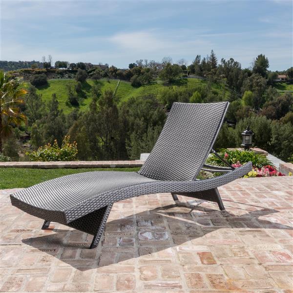 Best Ing Home Decor Loma Outdoor, Wicker Outdoor Chaise Lounge Chair