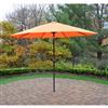 Oakland Living 9-ft Umbrella with Crank and Tilt System - Orange and Brown