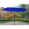 Oakland Living 9-ft Umbrella with Crank and Tilt System - Blue and Black