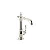 KOHLER Artifacts Bar Sink Faucet, Victorian Spout Design - Nickel