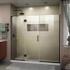 DreamLine Frameless Tub/Shower Door - 65" x 72" - Black